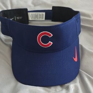 Nike Kids Blue Visor with Red Logo